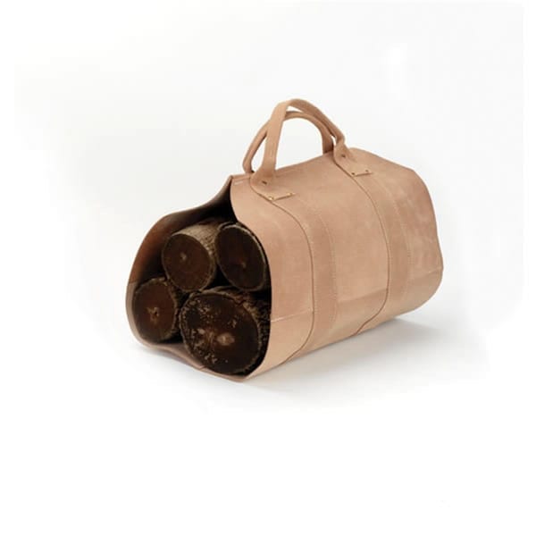 Perfectpillows Roeming Industrial Sales Rugged Cowhide Leather Log Carrier 17 Inch X 37 Inch PE1656229 - main